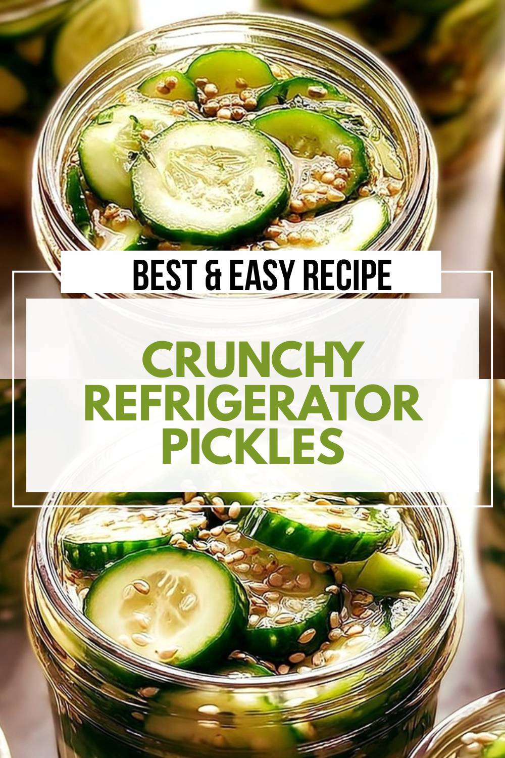 Crunchy Refrigerator Pickles