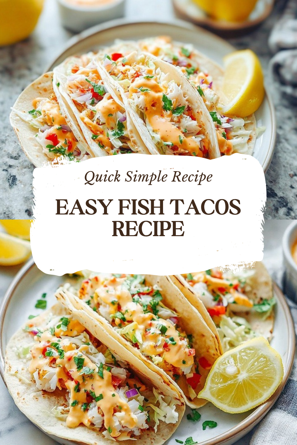 Easy Fish Tacos Recipe