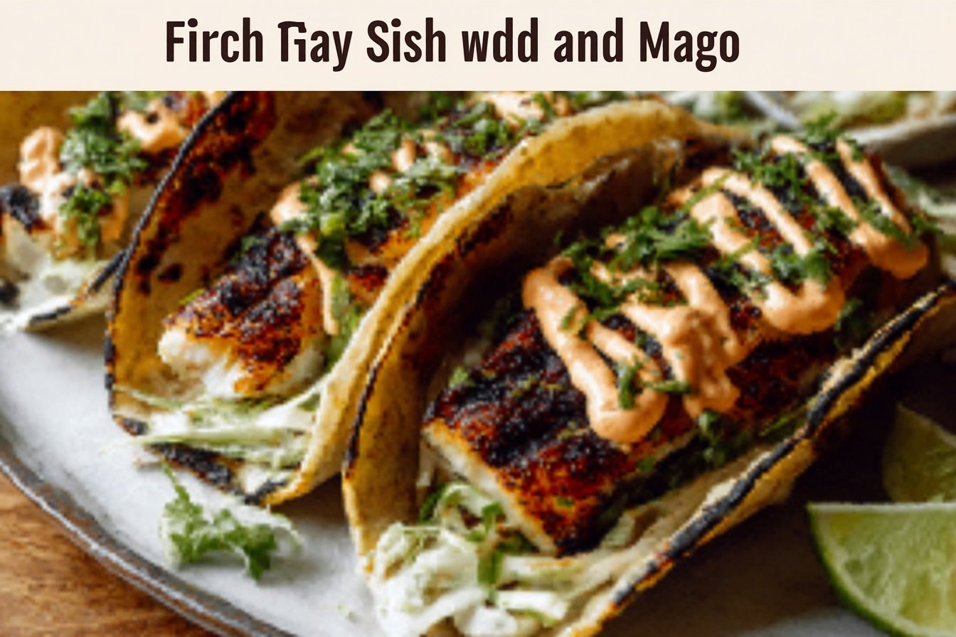 Grilled Fish Tacos With Spicy Mayo