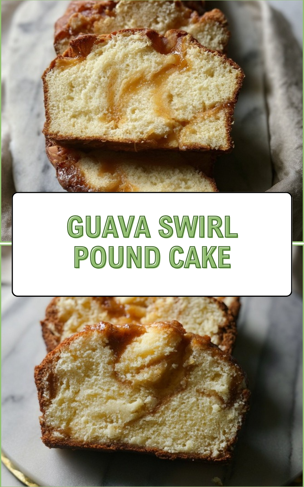 Guava Swirl Pound Cake