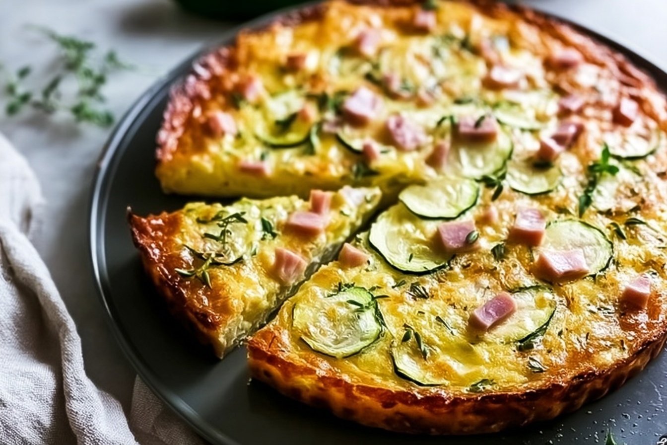 Ham And Zucchini Pie