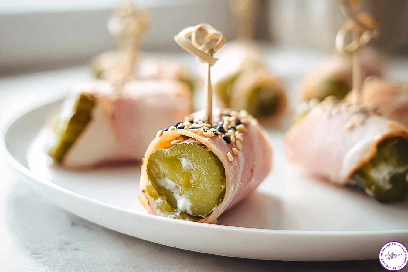 Ham Pickle Roll Ups