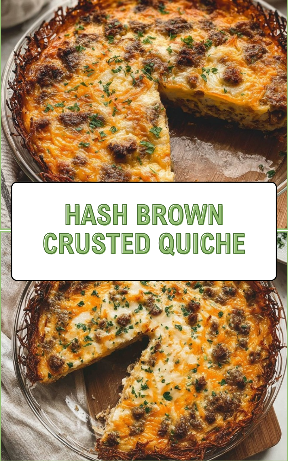 Hash Brown Crusted Quiche Recipe 7 Hash Brown Crusted Quiche