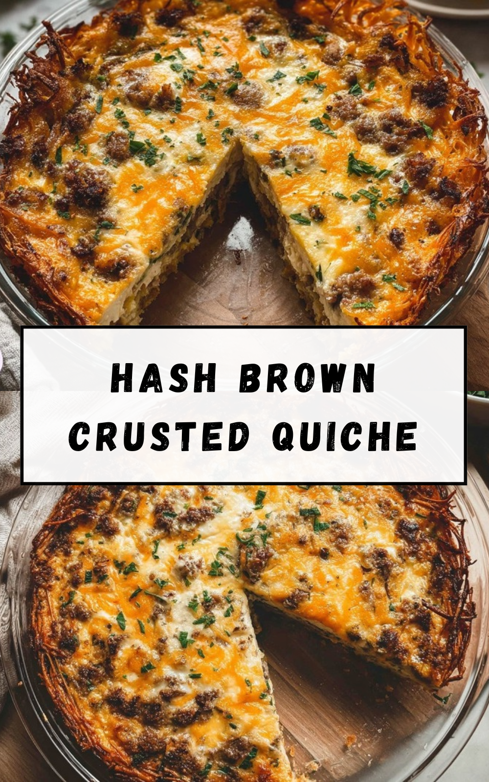 Hash Brown Crusted Quiche Recipe 7 Hash Brown Crusted Quiche