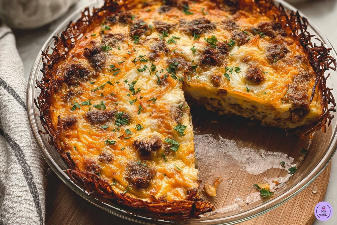 Hash Brown Crusted Quiche Recipe 6 Hash Brown Crusted Quiche