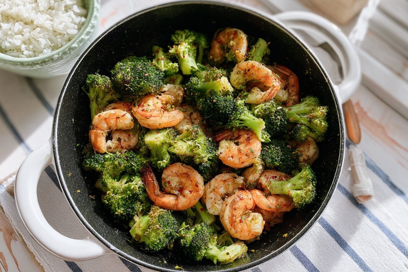 Healthy Garlic Butter Shrimp And Broccoli