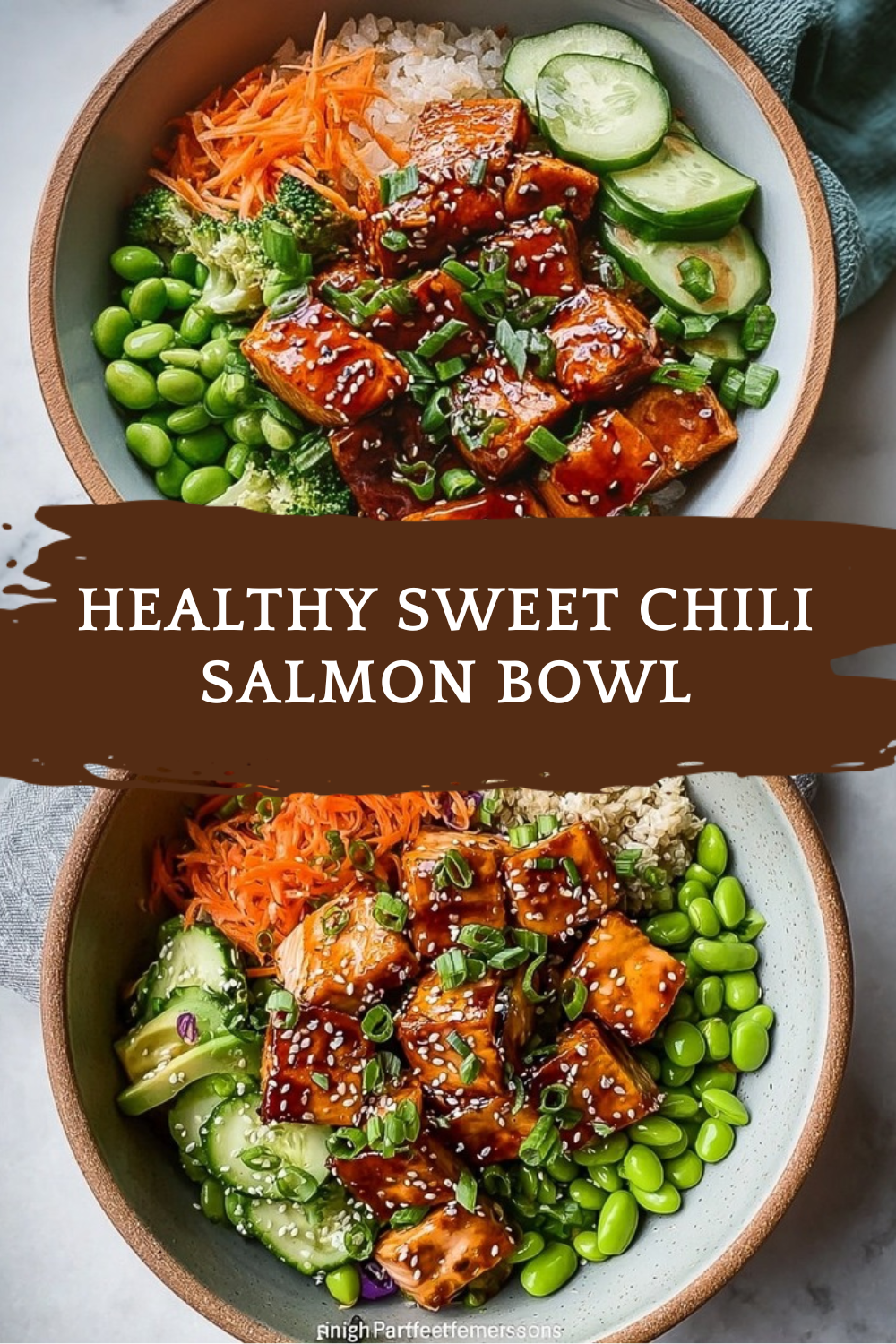 Healthy Sweet Chili Salmon Bowl