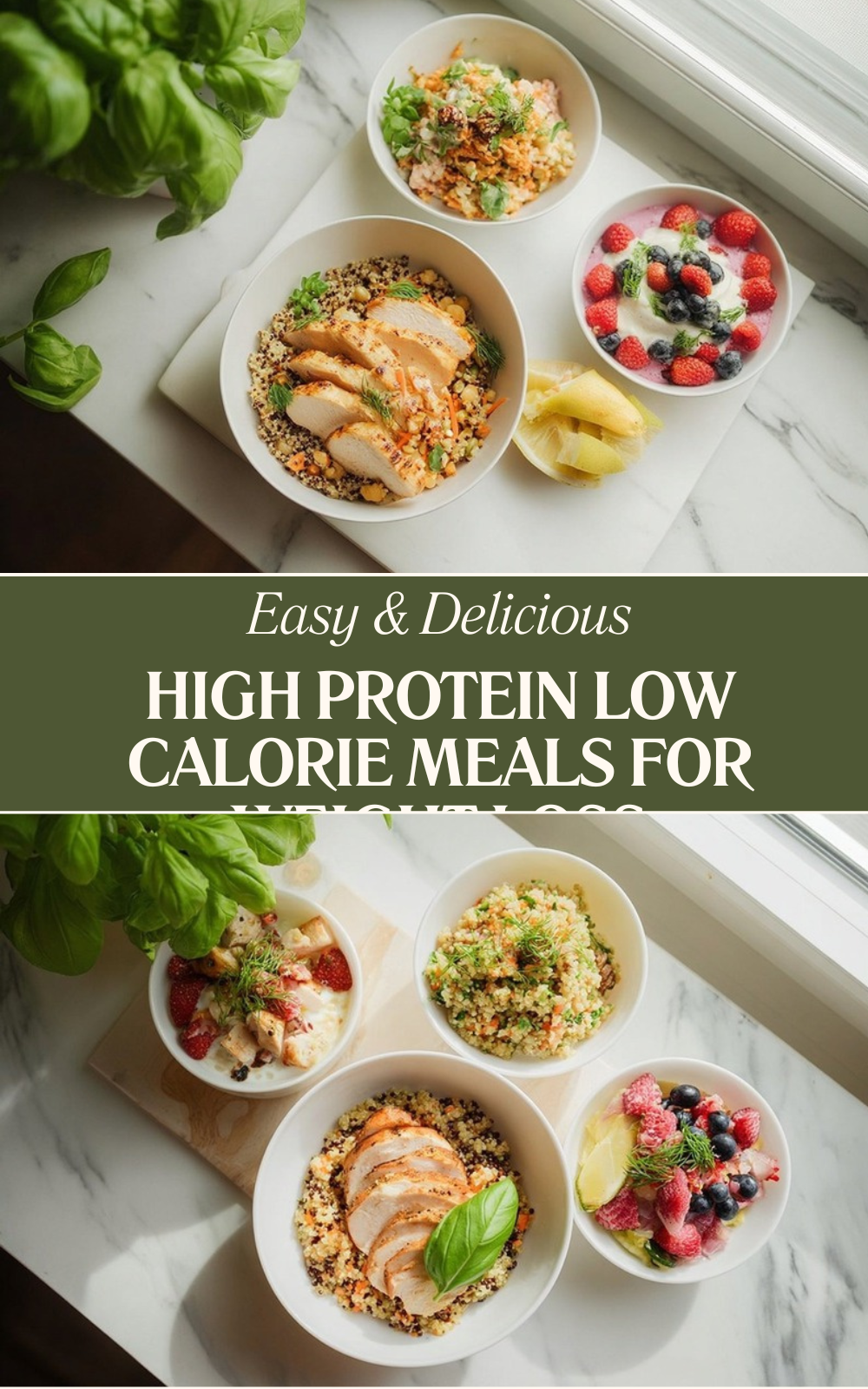 High Protein Low Calorie Meals For Weight Loss