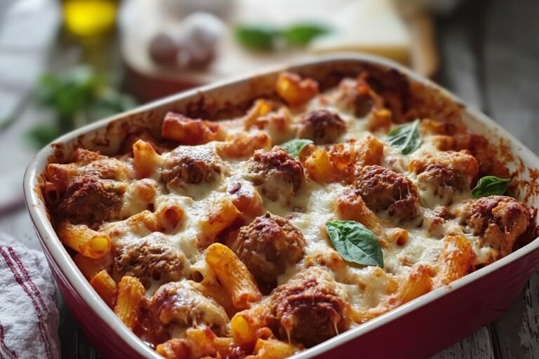 Italian Meatball Pasta Bake 56.Png