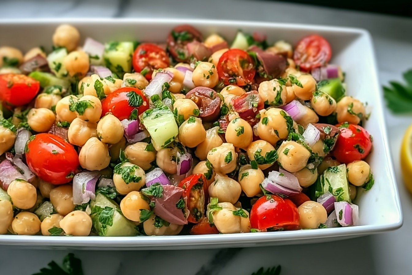 Mediterranean Chickpea Salad