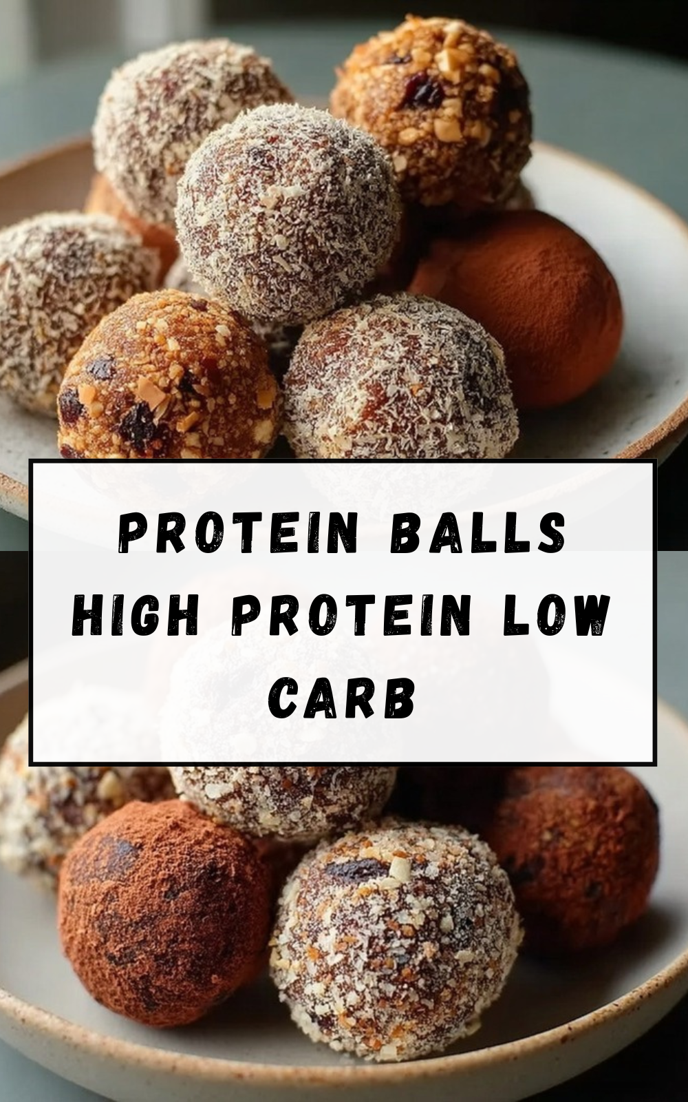 Protein Balls High Protein Low Carb