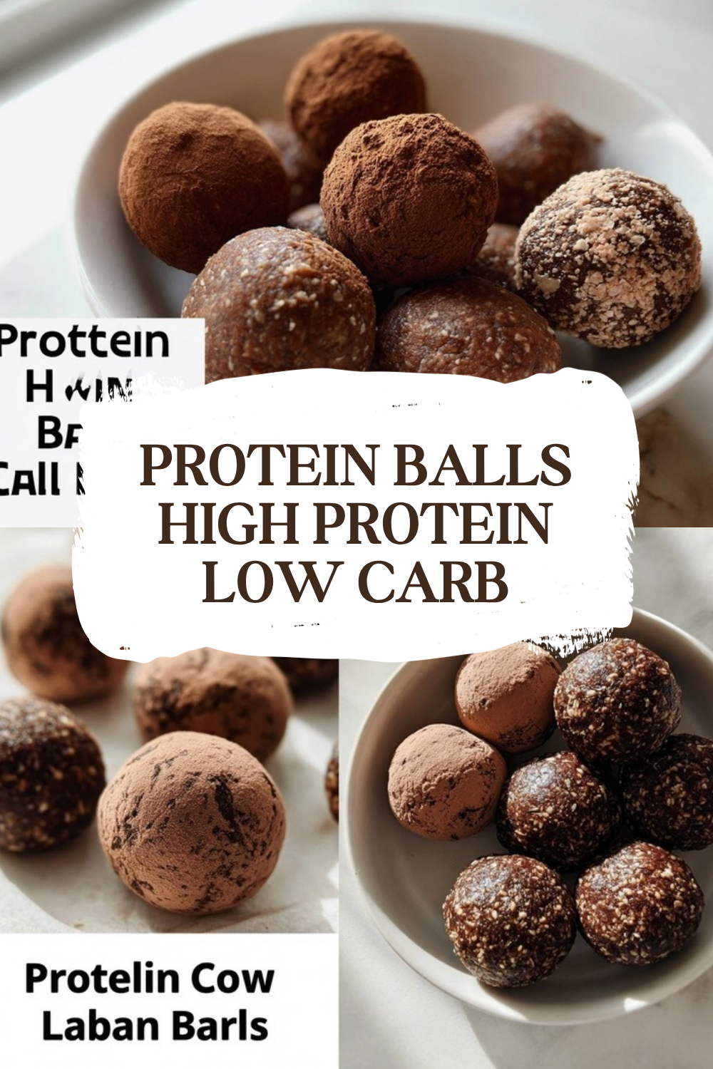 Protein Balls High Protein Low Carb