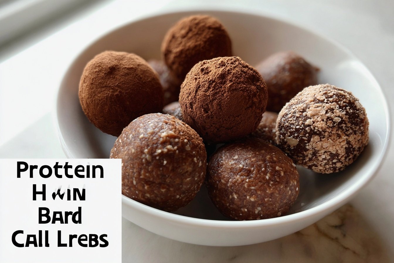 Protein Balls High Protein Low Carb