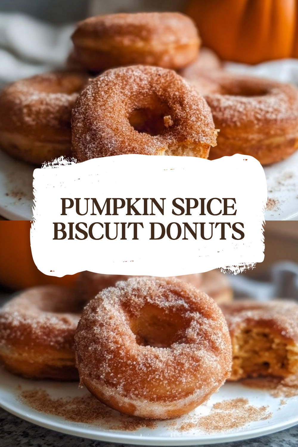 Pumpkin Spice Biscuit Donuts