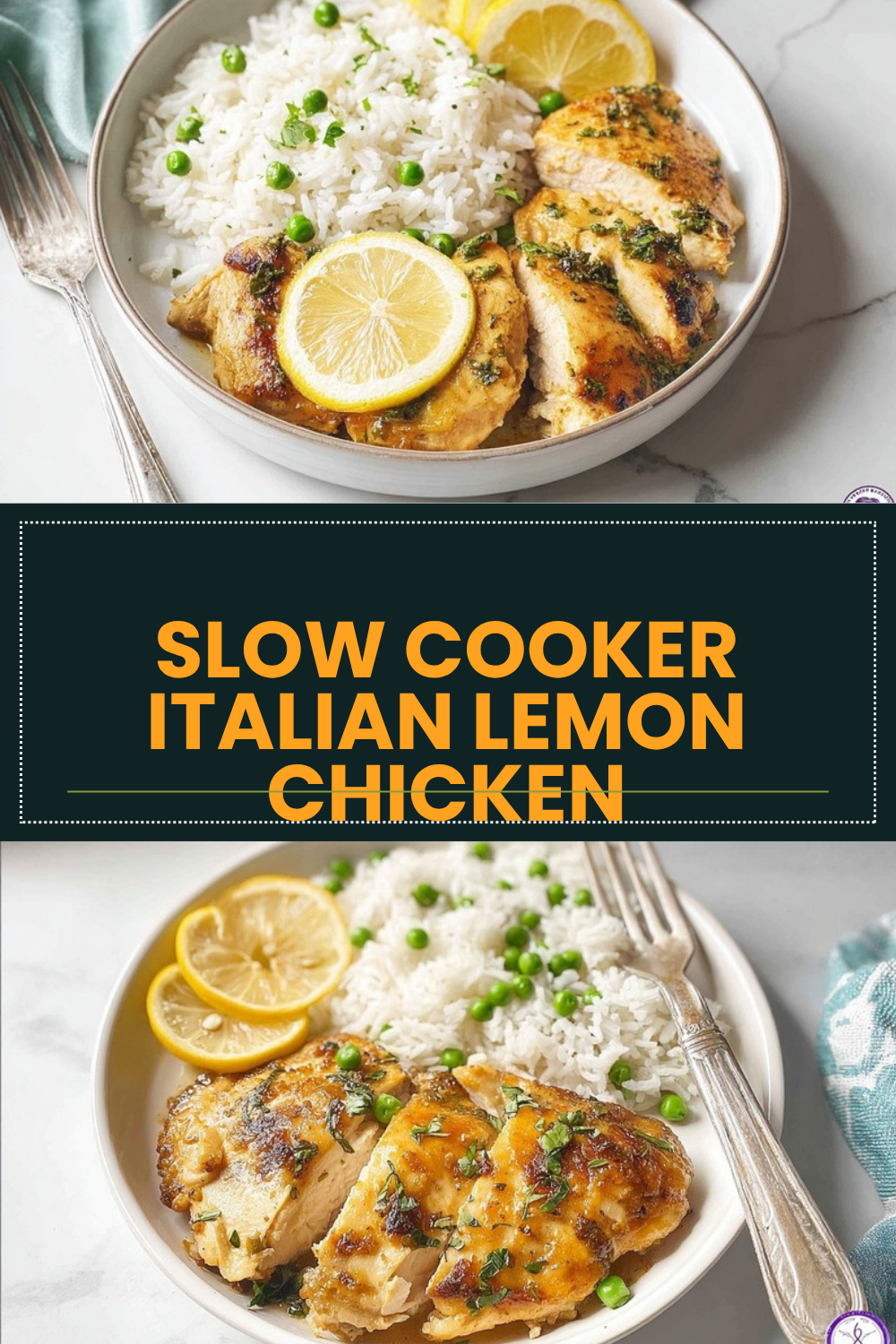Slow Cooker Italian Lemon Chicken