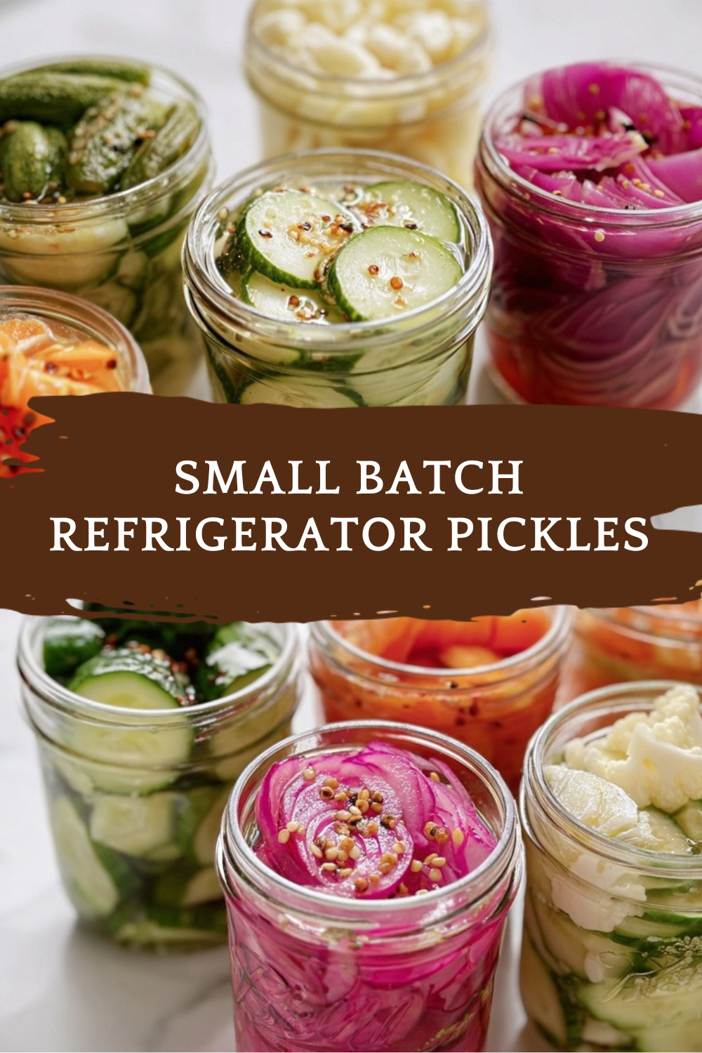 Small Batch Refrigerator Pickles