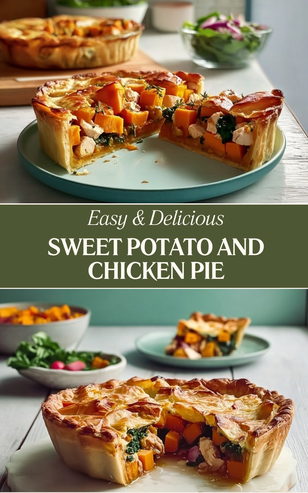 Sweet Potato And Chicken Pie