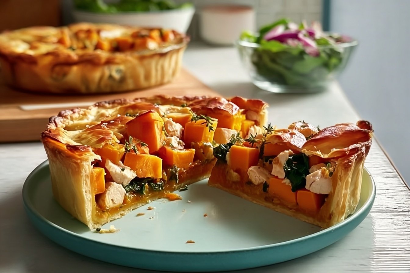 Sweet Potato And Chicken Pie