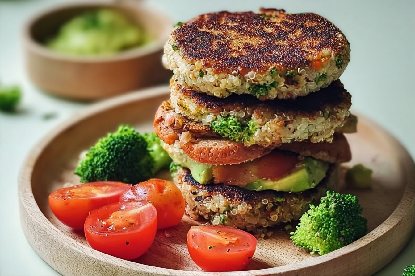 Turkey Broccoli And Quinoa Burgers