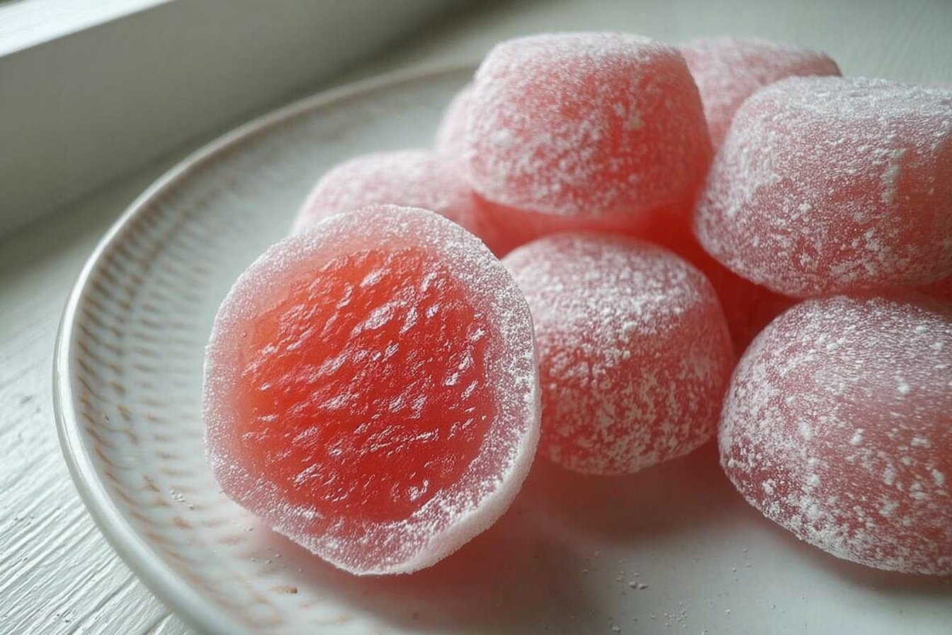 Watermelon Mochi