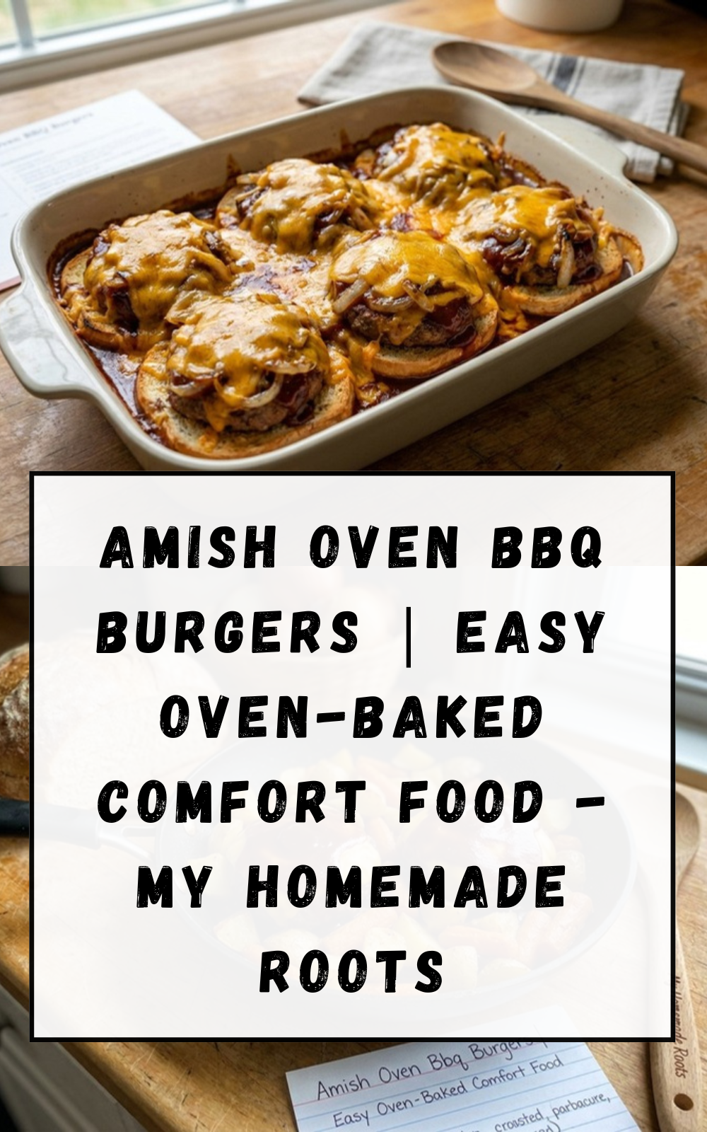 Amish Oven Bbq Burgers | Easy Oven-Baked Comfort Food - My Homemade Roots