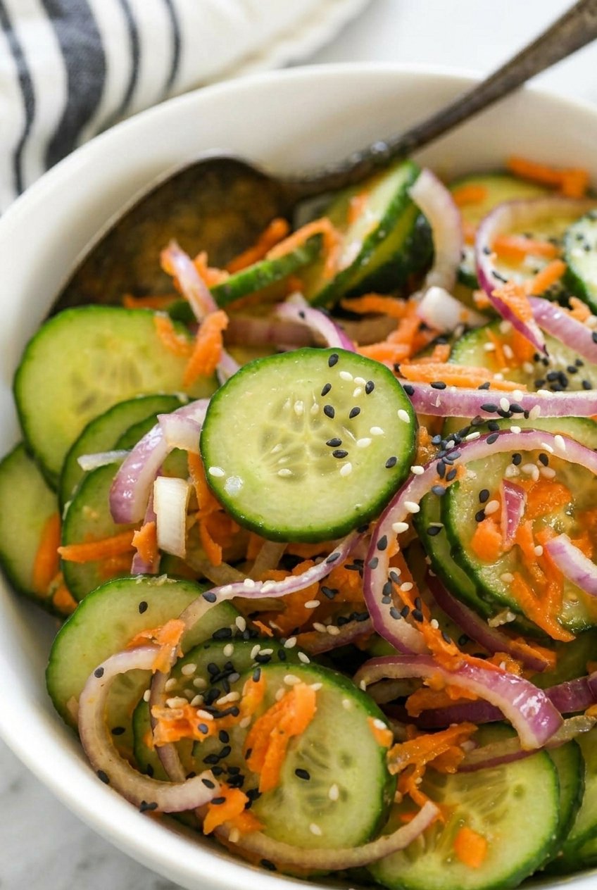 Asian Cucumber Salad Recipe 6 Asian Cucumber Salad