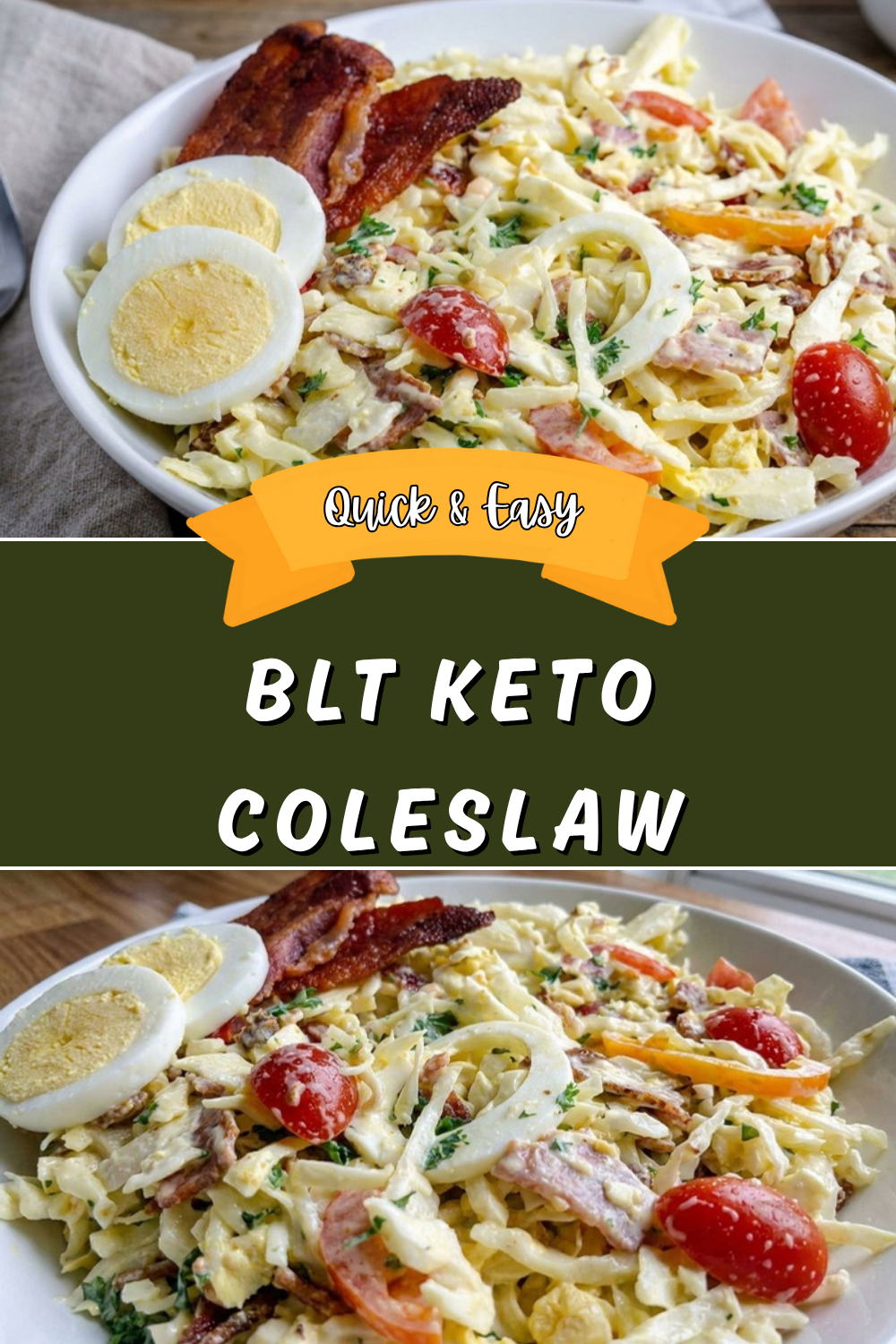Blt Coleslaw: Whole30 Paleo Keto Gluten Free 7 Blt Keto Coleslaw