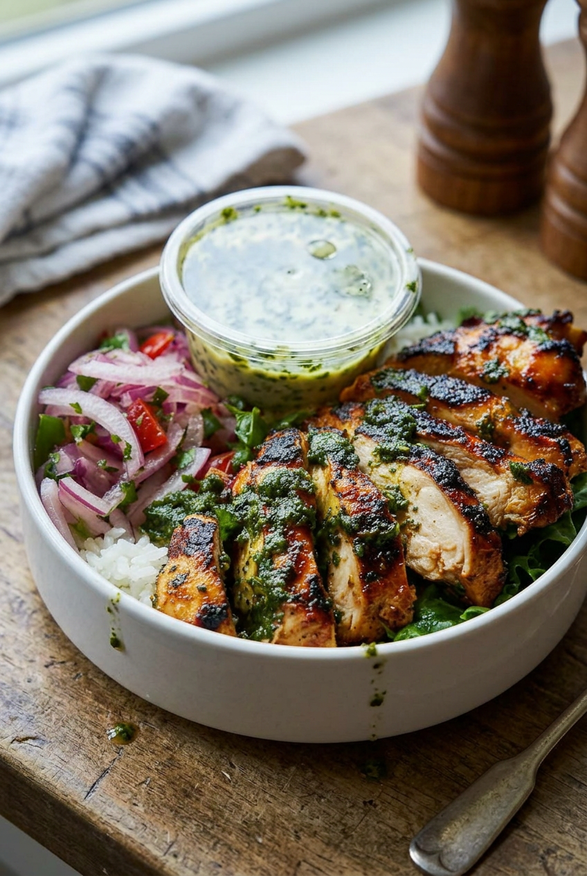 Chimichurri Chicken Breast Bowl Recipe 6 Chimichurri Grilled Chicken Bowl