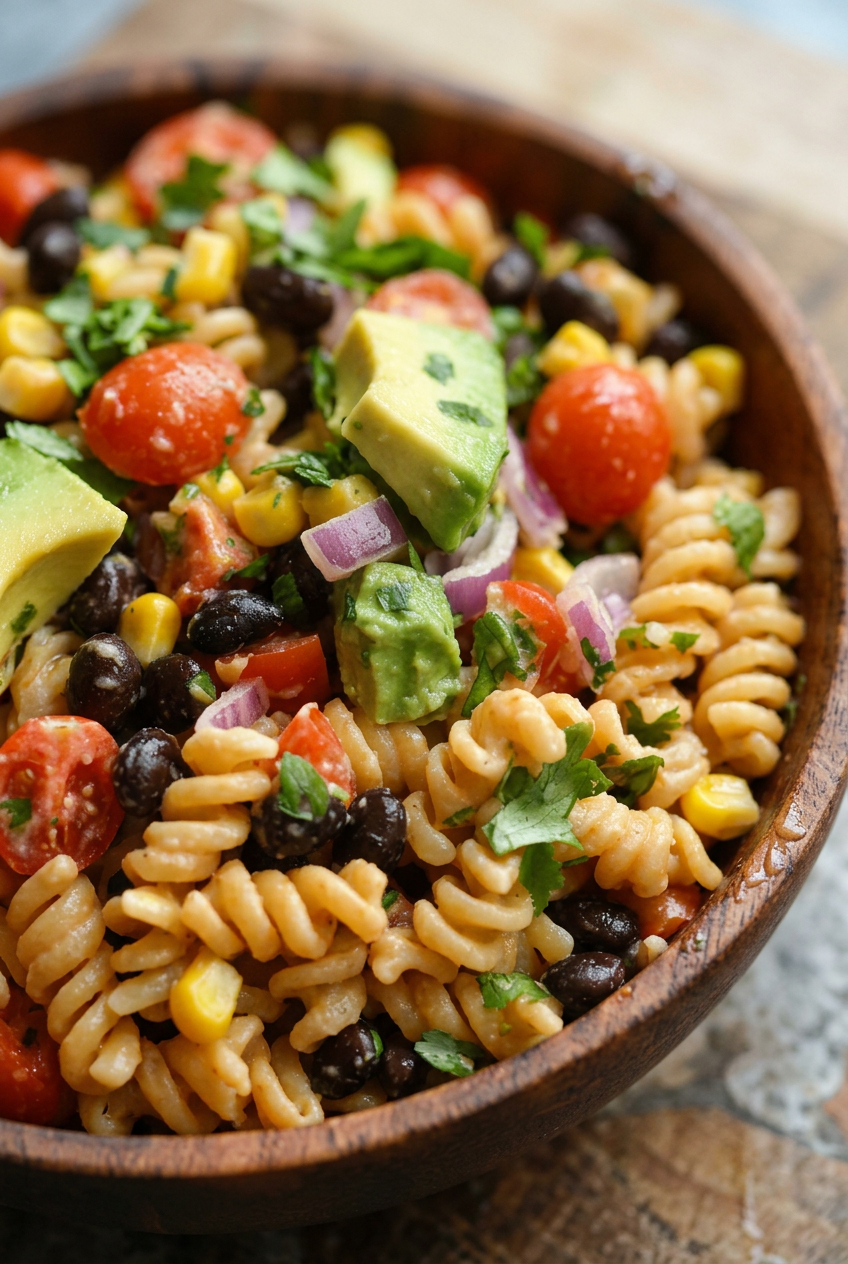 Cowboy Caviar Pasta Salad