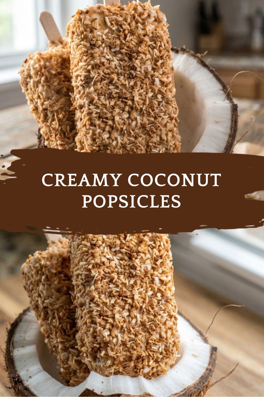 Vegan Creamy Coconut Popsicles 7 Creamy Coconut Popsicles