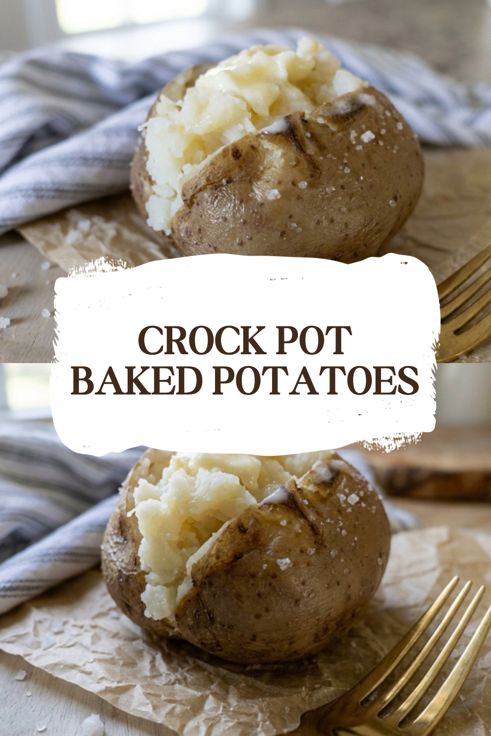 Crock Pot Baked Potatoes