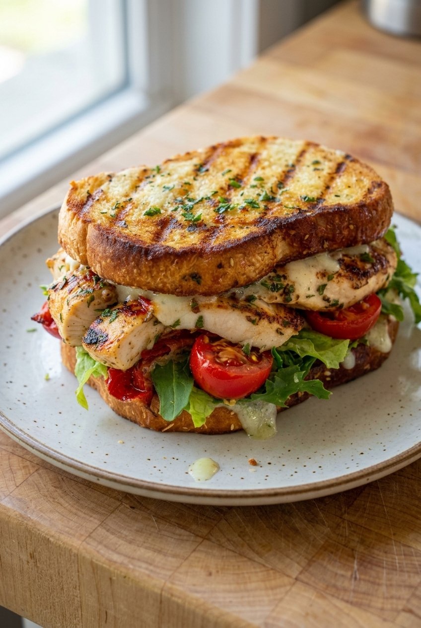 Garlic Butter Chicken Sandwich
