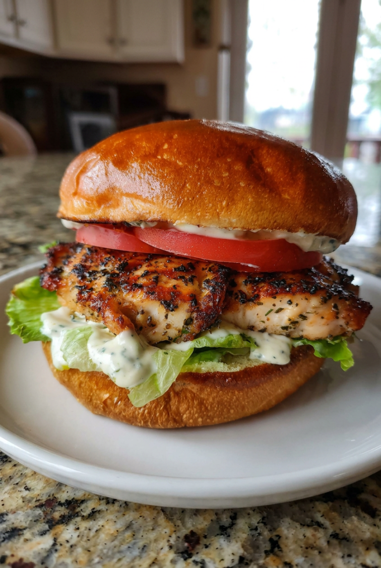 Garlic Herb Grilled Chicken Sandwich 22.Png
