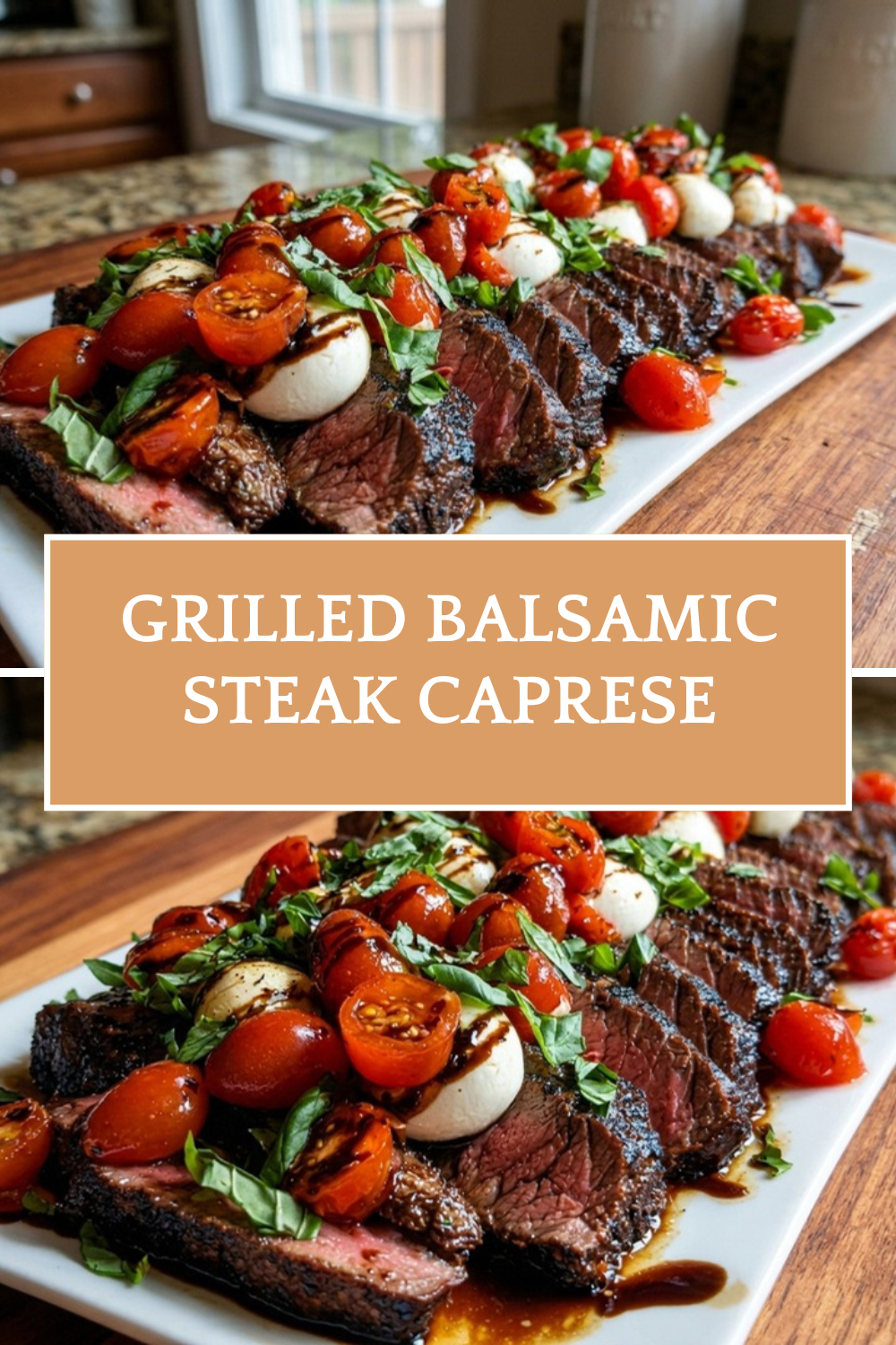 Grilled Caprese Flank Steak Recipe 7 Grilled Balsamic Steak Caprese