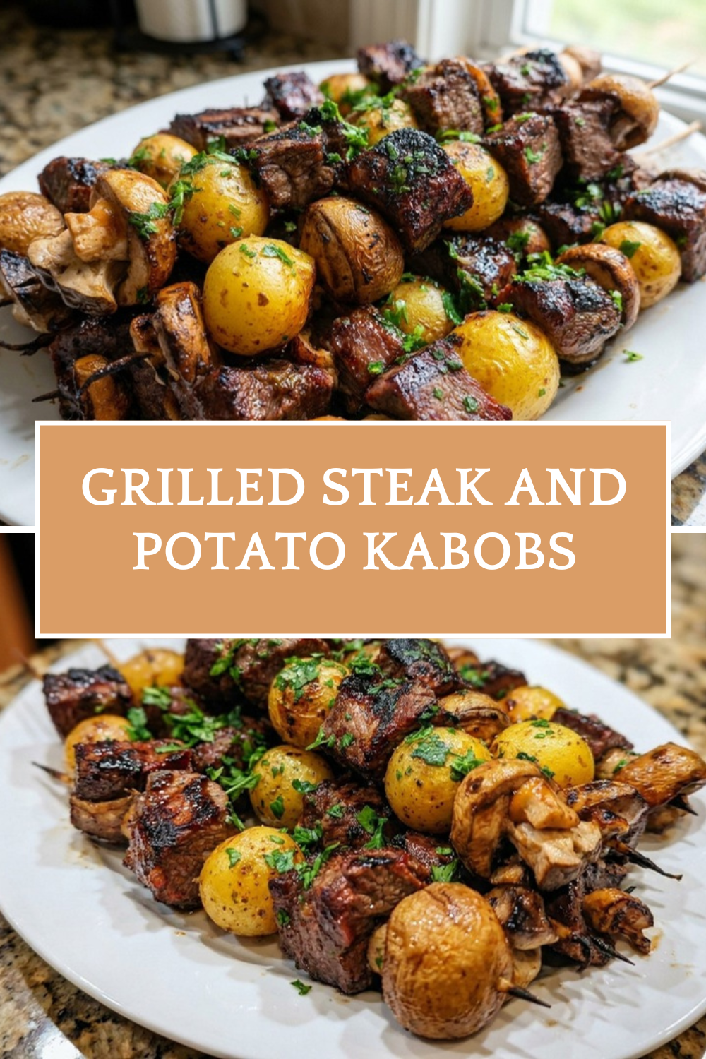 Grilled Steak And Potato Kabobs