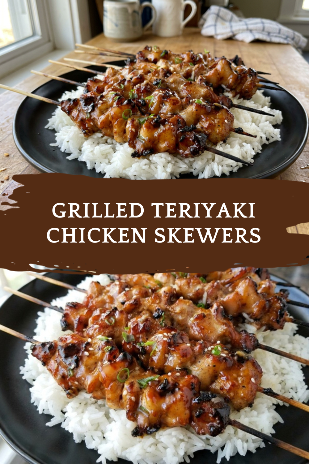 Grilled Teriyaki Chicken Skewers