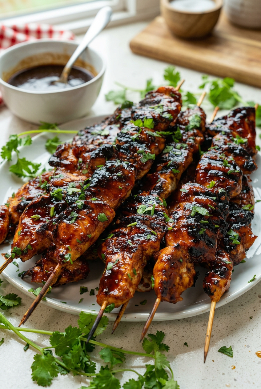 Chipotle Honey Chicken Skewers Recipe 6 Honey Chipotle Grilled Chicken Skewers