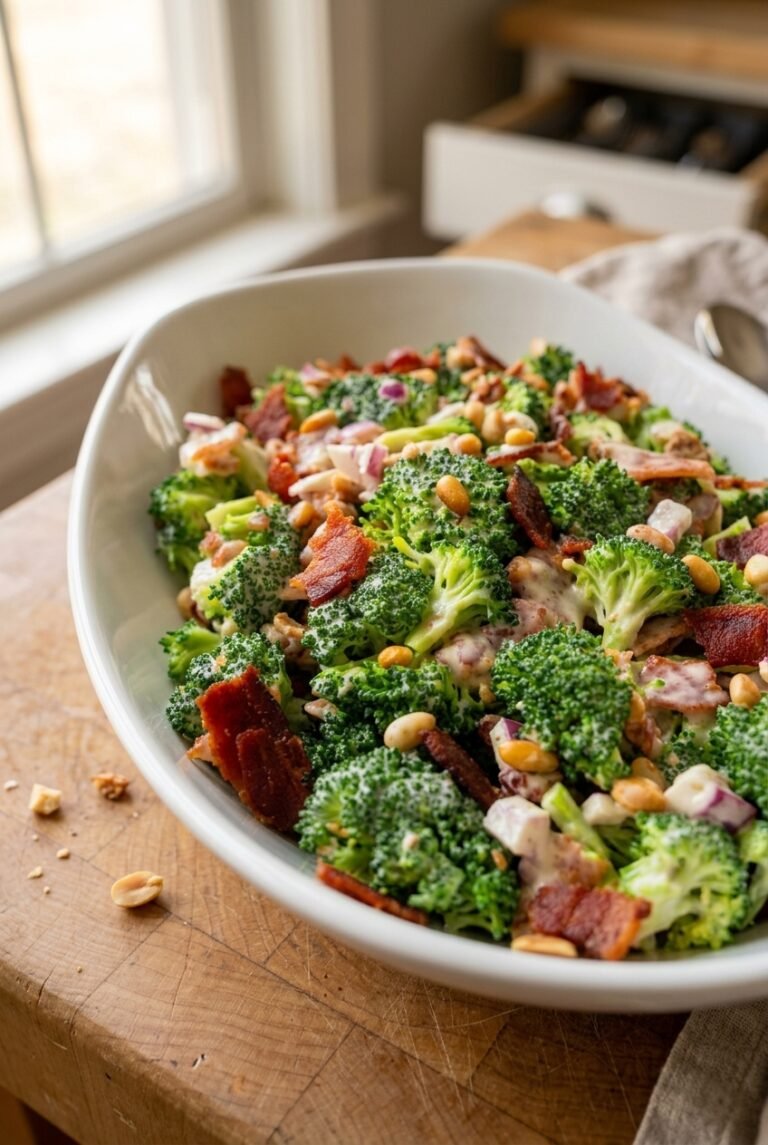 Keto Broccoli Salad With Bacon 18.Png
