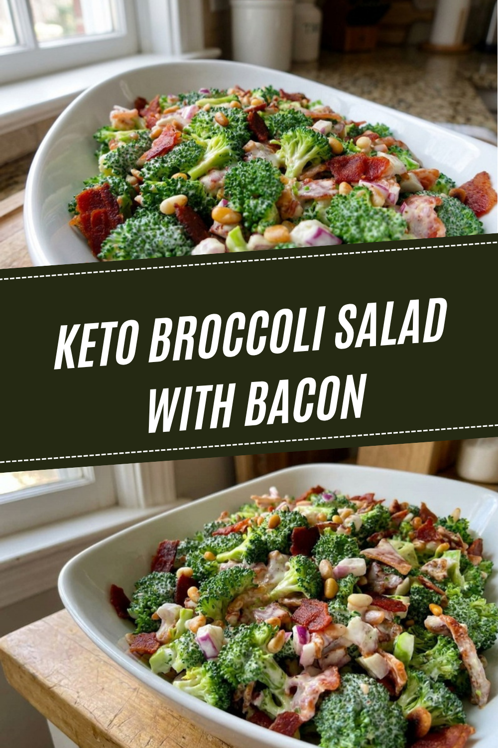 Keto Broccoli Salad With Bacon