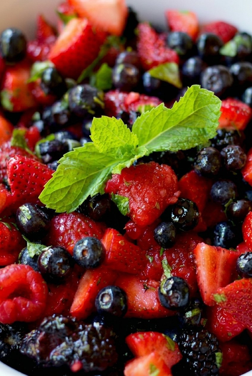 Mixed Berry Salad (Low Carb)