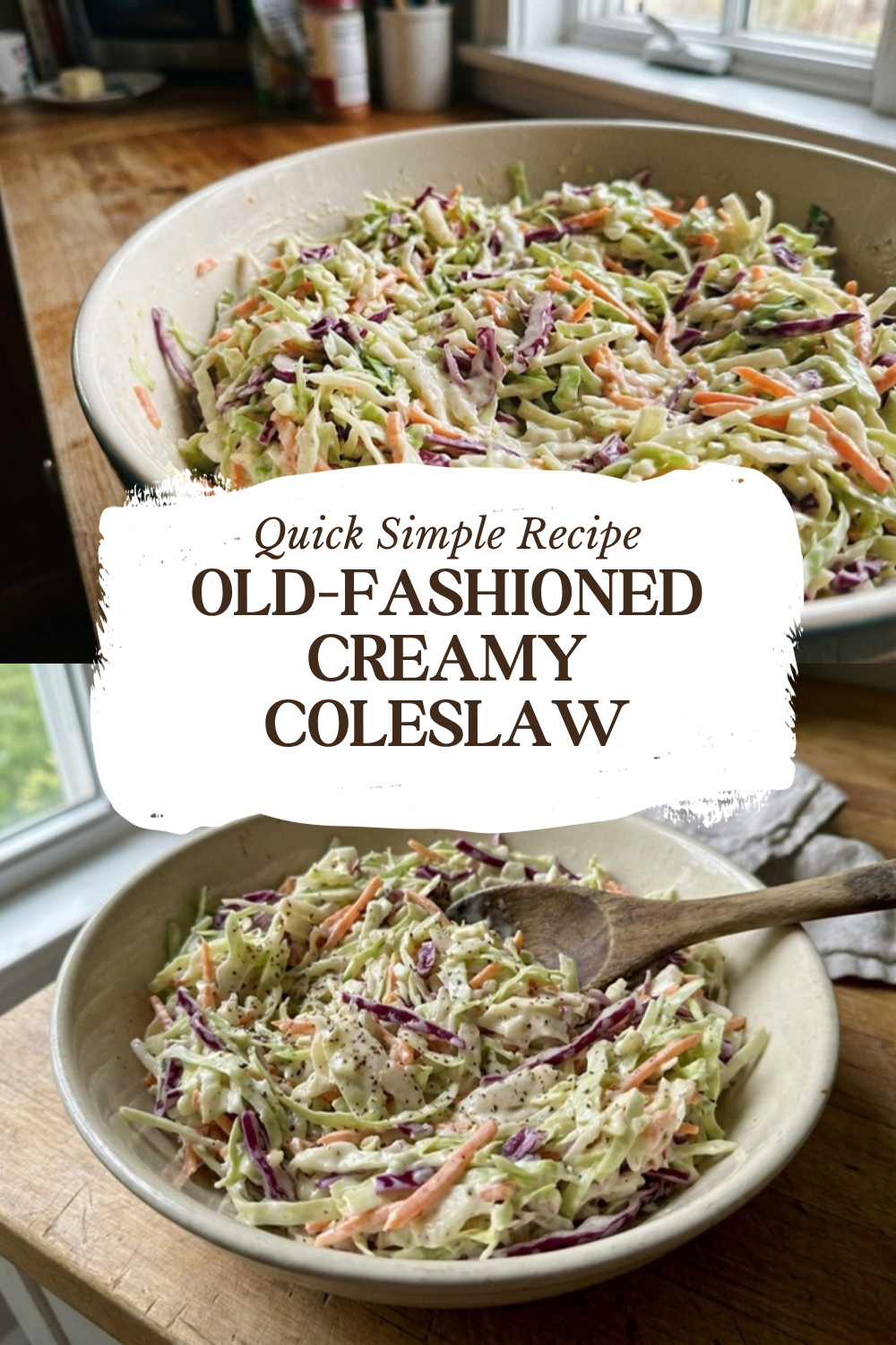 Old-Fashioned Creamy Coleslaw