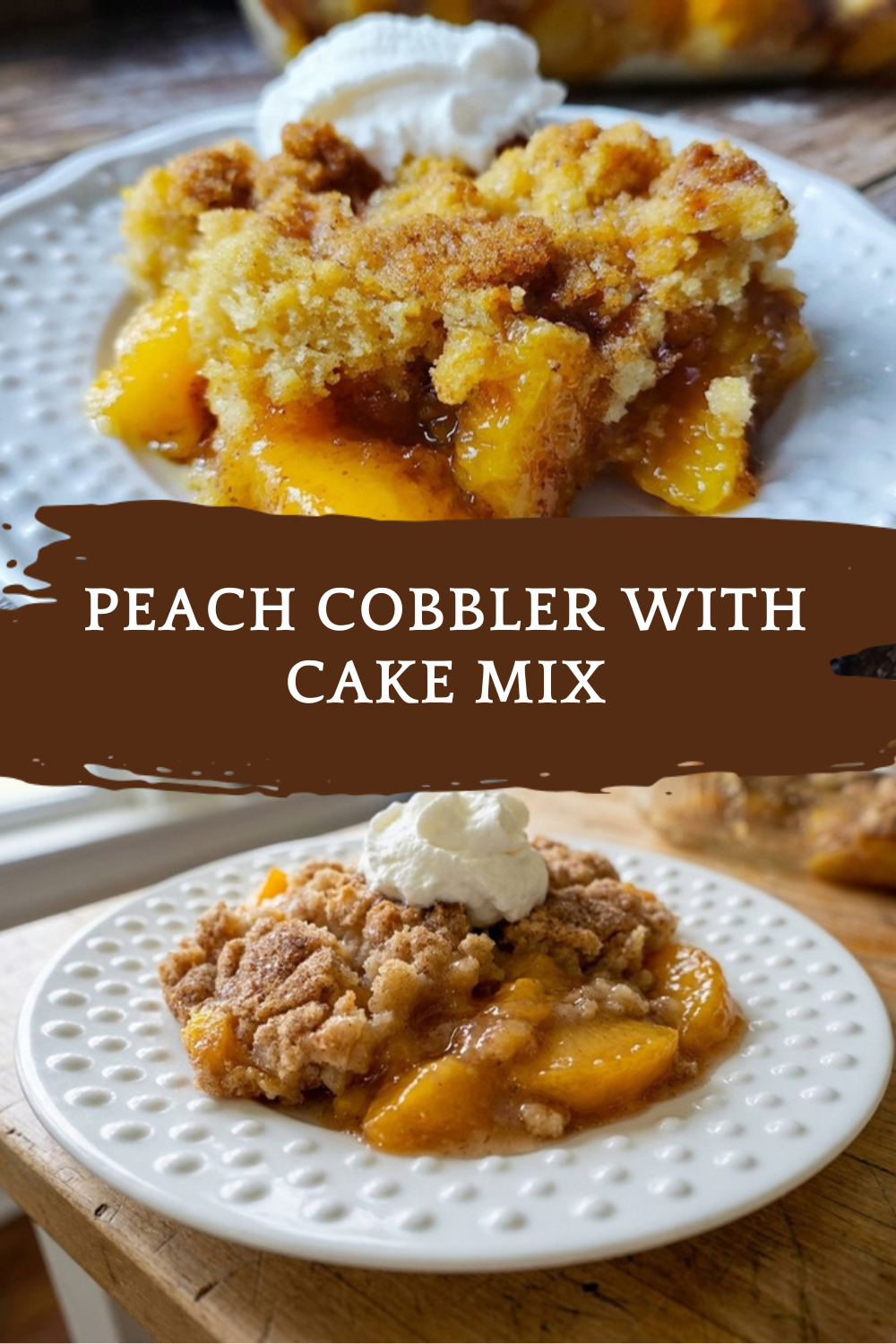Peach Cobbler With Cake Mix