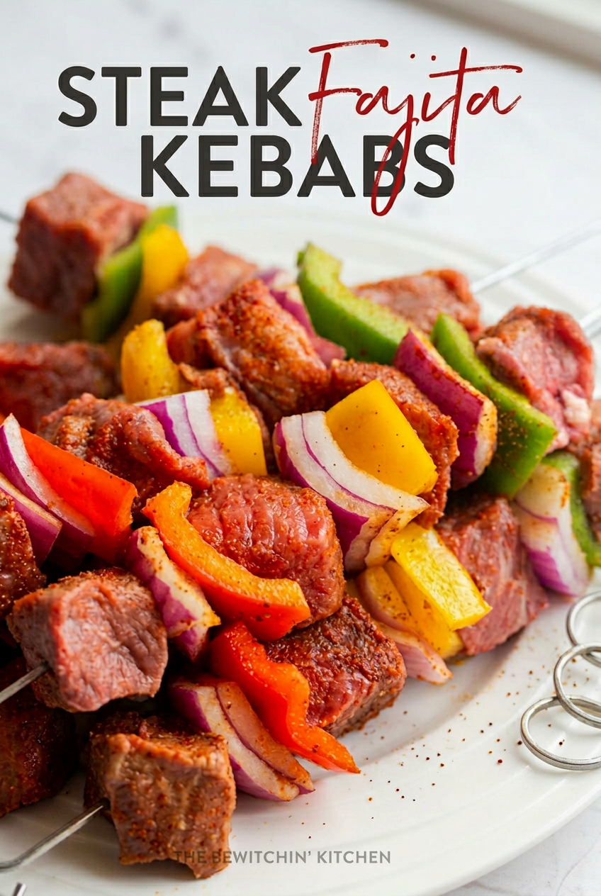 Steak Fajita Kebabs