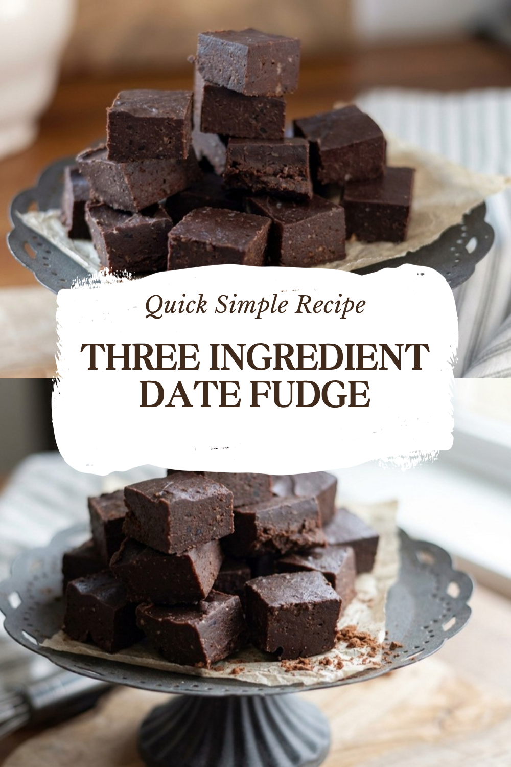 5 Ingredient Salted Caramel Date Fudge Viral Healthy Recipe 7 Three Ingredient Date Fudge