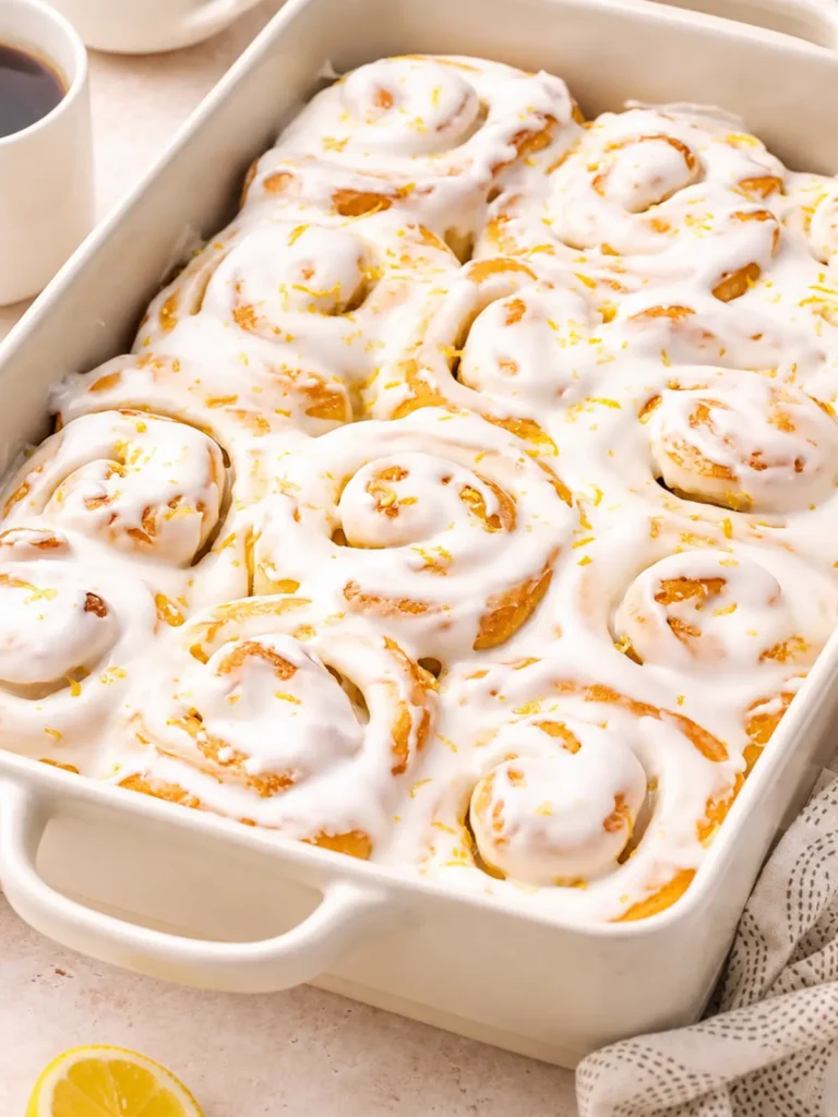 Lemon Sweet Rolls
